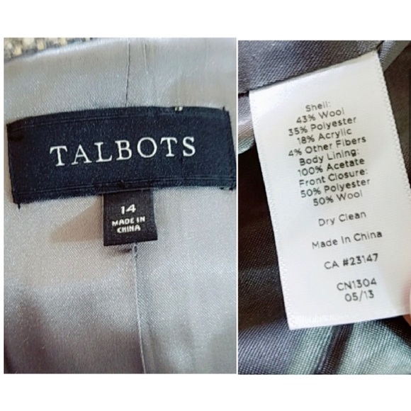 TALBOTS Wool Coat - Picture 7 of 8